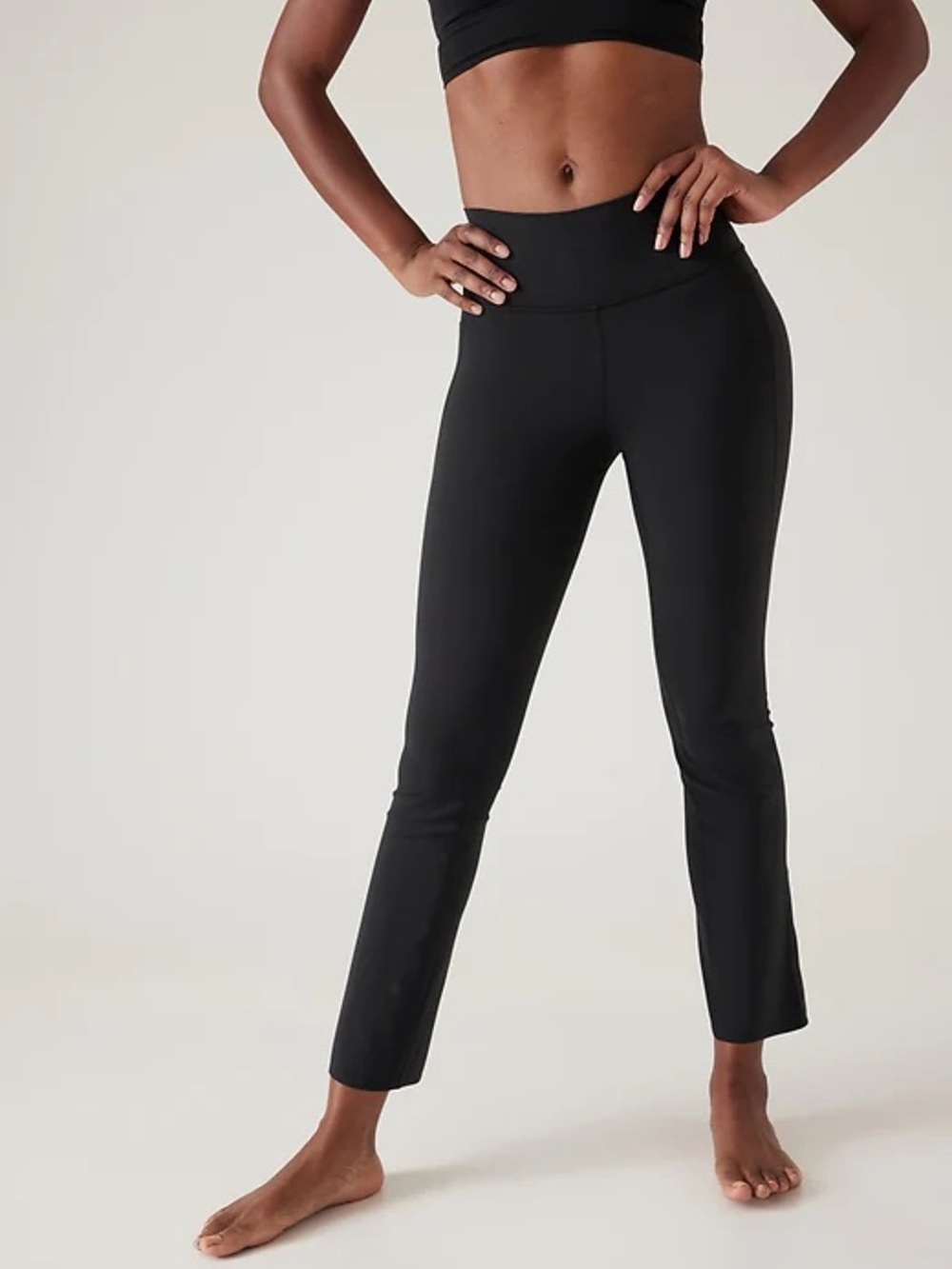 Athleta Transcend Stash Crop Straight Leg